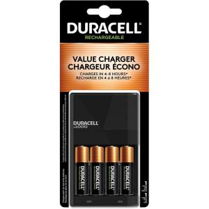imageDuracell Rechargeable AAA Batteries 4 Count Pack Triple A Battery for Longlasting Power AllPurpose PreCharged Battery for Household and Business Devices1000 Charger  4 AA